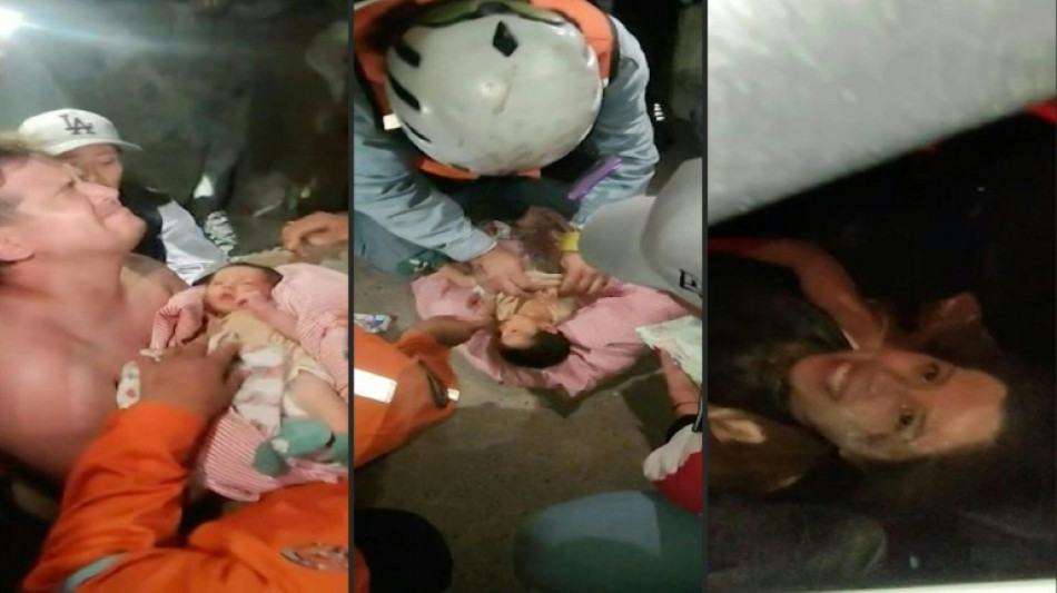 Newborn baby rescued from rubble of Venezuela quake