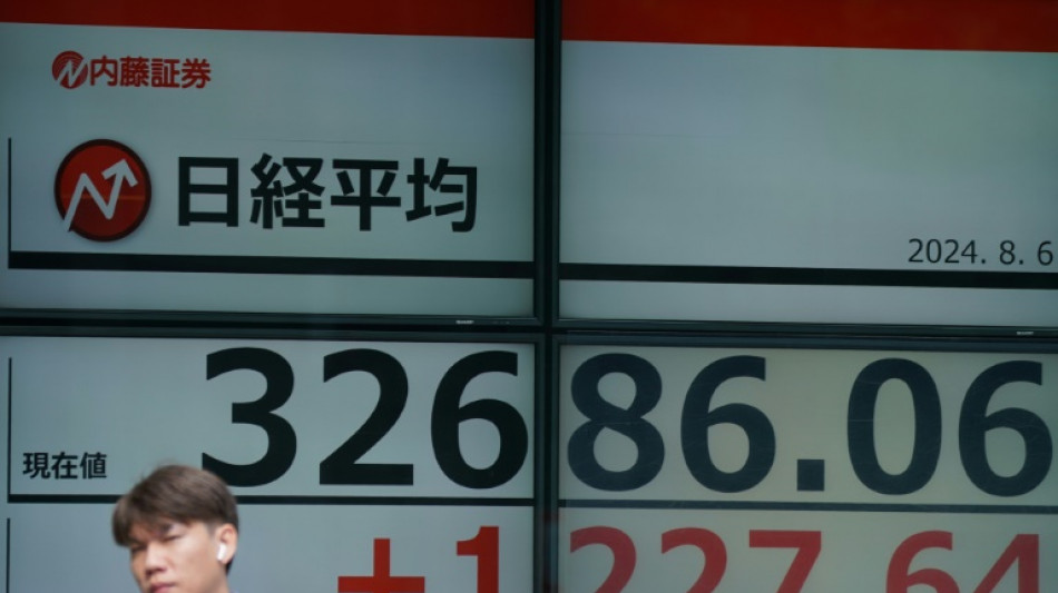 Tokyo stocks surge after previous day's record fall