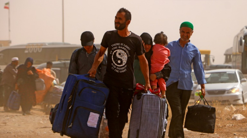 Afghans chassés d'Iran: "urgence" à la frontière face à l'afflux, selon l'ONU