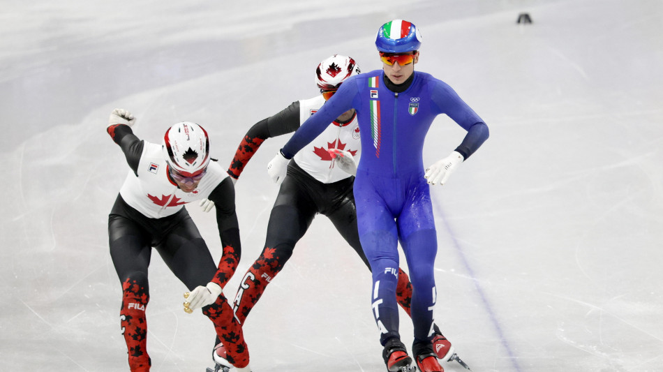 Milano Cortina: 500 metri short track, Sighel fuori dalla finale