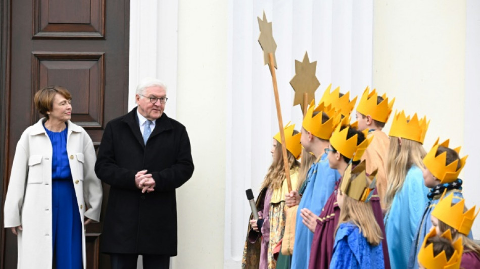 Bundespr&auml;sident Steinmeier empf&auml;ngt Sternsinger in Schloss Bellevue