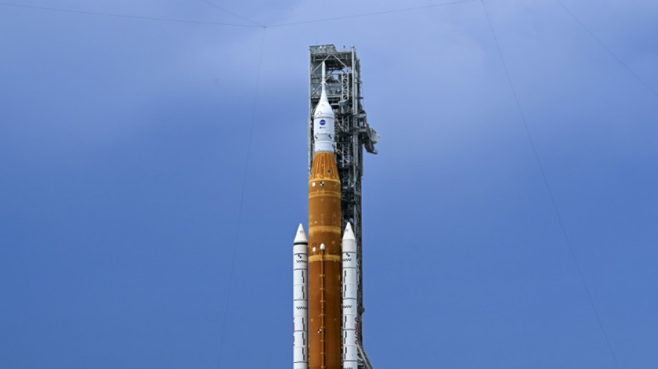 NASA scraps Tuesday Moon launch due to storm
