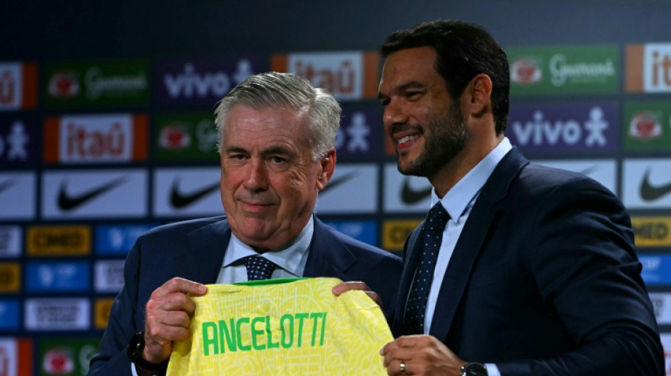 Ancelotti promete trabajar para hacer "campeón" a Brasil, por ahora sin Neymar