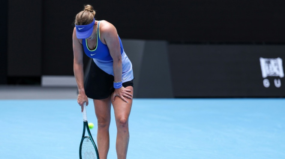 Anisimova 'loses her mind' after Melbourne quarter-final exit