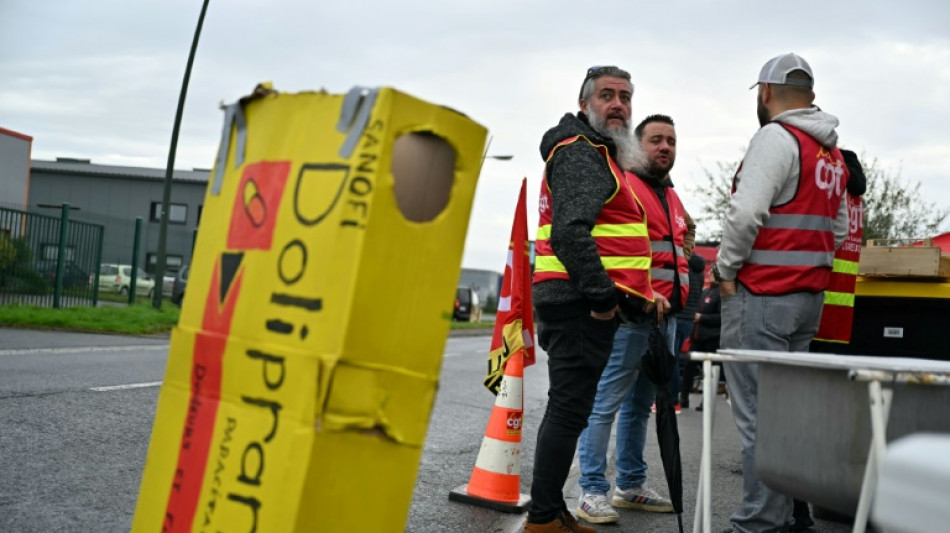 Des salari&eacute;s en gr&egrave;ve pour garder leur emplois et leur "b&eacute;b&eacute;" Doliprane