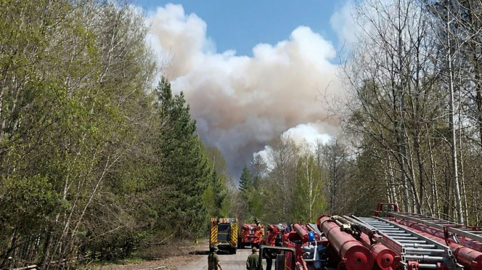Importante incendio forestal en la zona radioactiva de Chern&oacute;bil tras la ca&iacute;da de un dron
