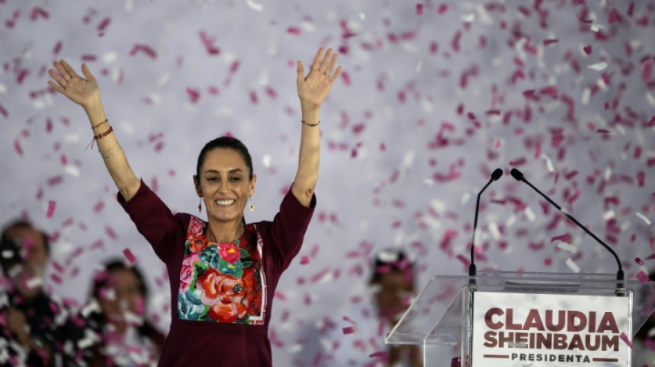 Nachwahlbefragung: Linksgerichtete Claudia Sheinbaum gewinnt Pr&auml;sidentschaftswahl in Mexiko 