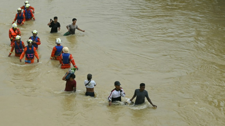 Rekord-Regenf&auml;lle l&ouml;sen schwere &Uuml;berschwemmungen in Myanmar aus