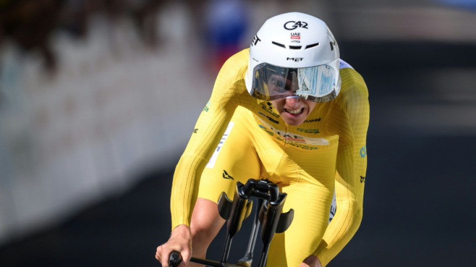 Tour de Suisse: d'un souffle, Pogacar coiffe Van der Poel sur le chrono