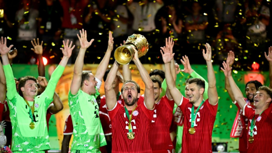 Coupe d'Allemagne: avec un tripl&eacute;, Harry Kane offre le doubl&eacute; au Bayern
