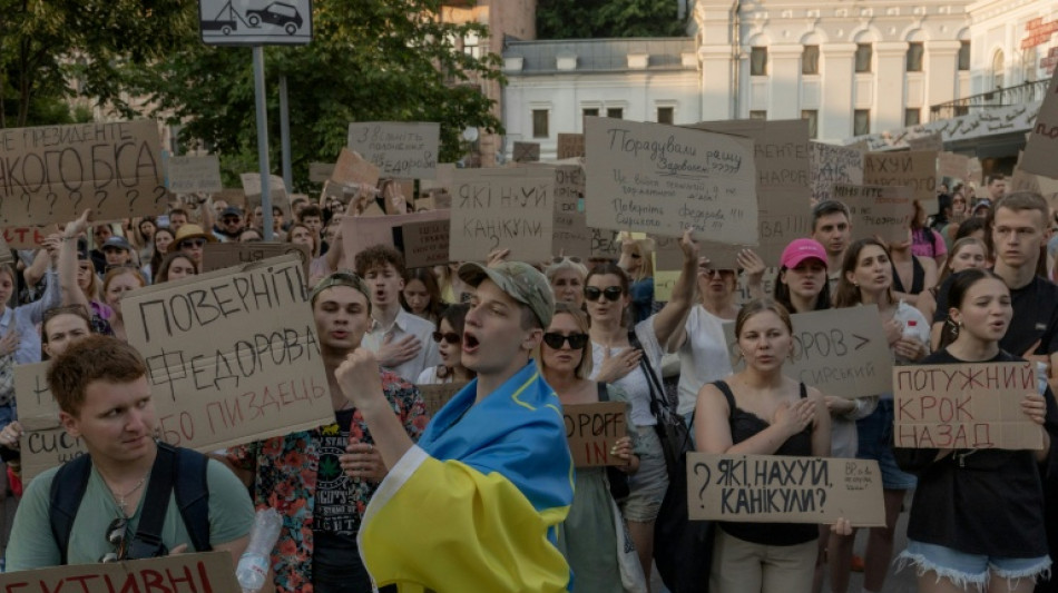Thousands protest sacking of Ukraine defence minister: AFP