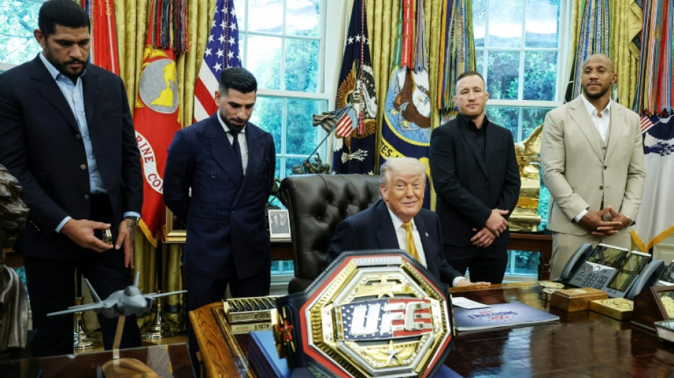 French UFC fighter Gane blocking out politics before White House bout