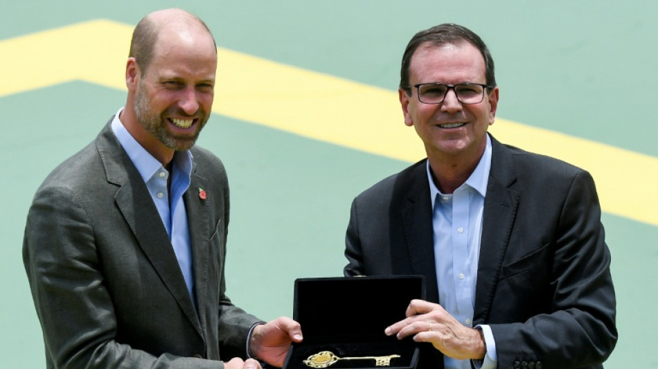 Le prince William entame &agrave; Rio une visite au Br&eacute;sil tourn&eacute;e vers l'environnement