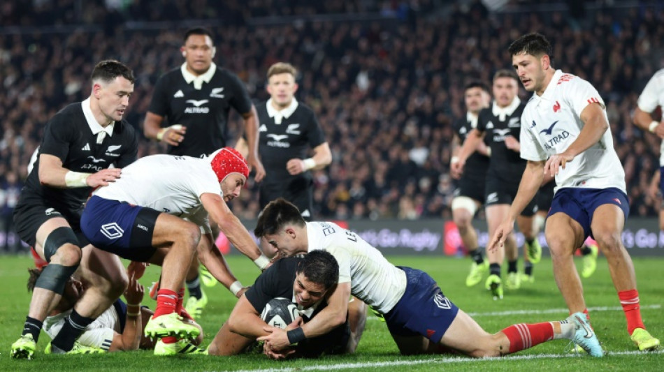 Rugby: troisième défaite du XV de France en Nouvelle-Zélande