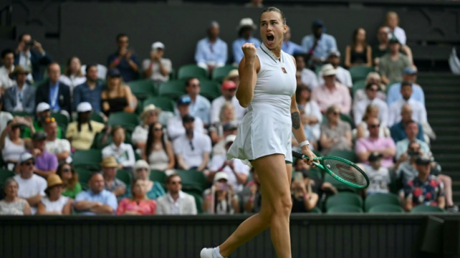 Wimbledon: Sabalenka se rassure au premier tour avec une victoire exp&eacute;ditive