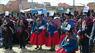 Ponchos rouges et wiphalas au coeur de la contestation paysanne en Bolivie