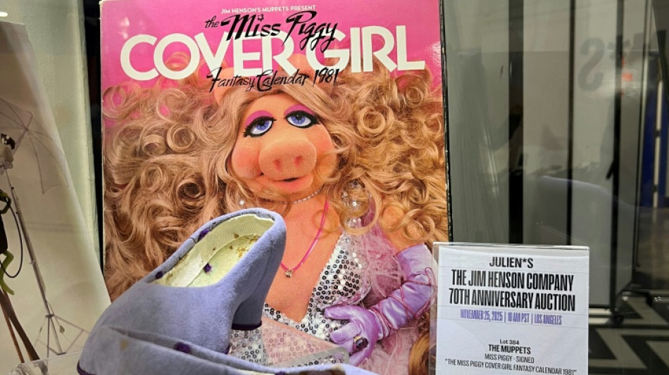 Something for moi? Miss Piggy's shoes go under the hammer