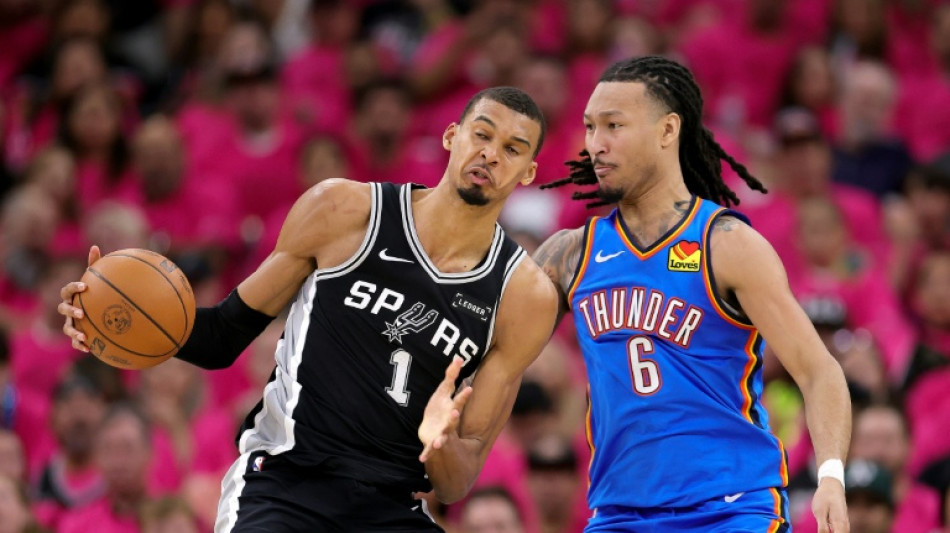 Play-offs NBA: Wembanyama et les Spurs mat&eacute;s par le Thunder, qui m&egrave;ne 2-1