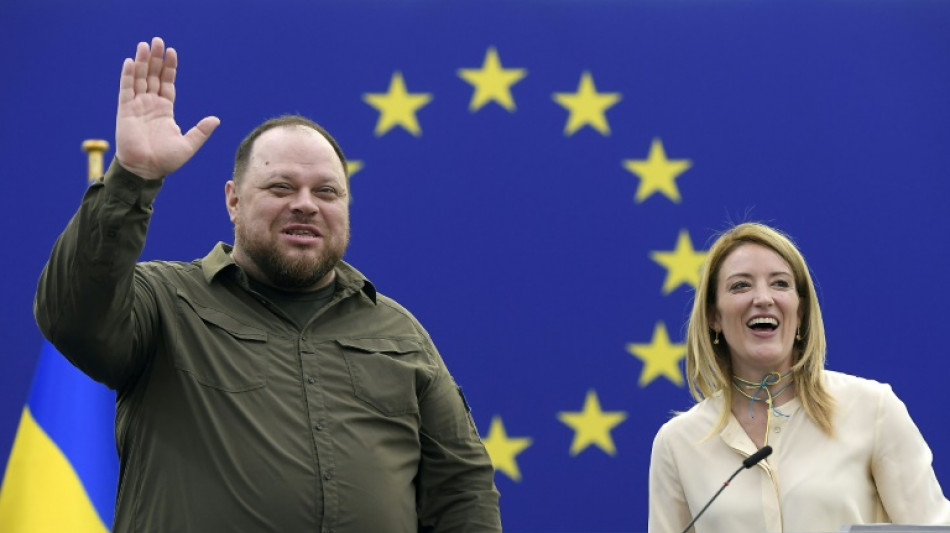 EU-Parlamentspr&auml;sidentin fordert "klares Signal" f&uuml;r Zukunft der Ukraine 