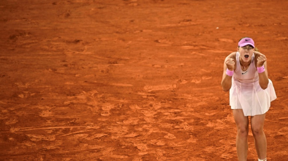 Andreeva races past Kostyuk to reach French Open final