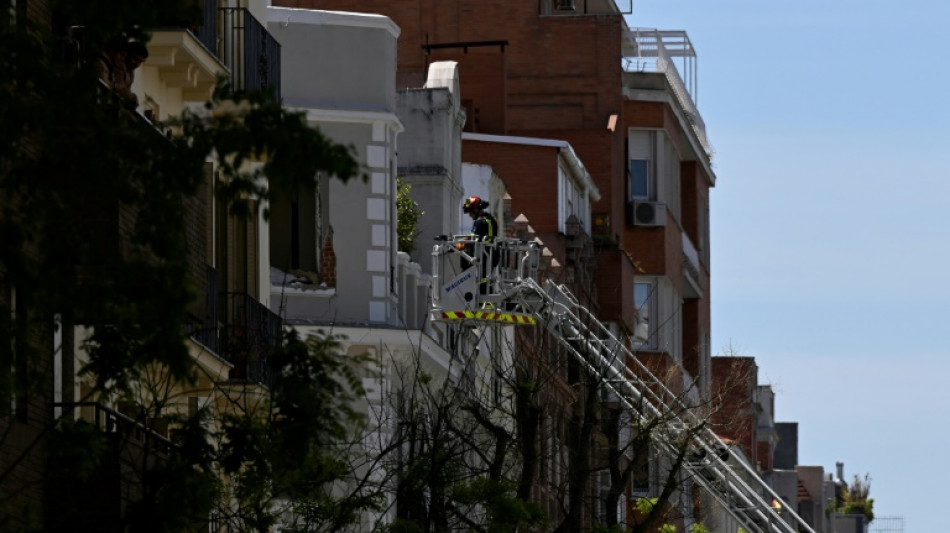 Explosion dans un immeuble de Madrid: deux ouvriers port&eacute;s disparus