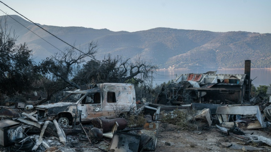 Incendies en Gr&egrave;ce: autorit&eacute;s et habitants &eacute;valuent l'ampleur des d&eacute;g&acirc;ts pr&egrave;s d'Ath&egrave;nes