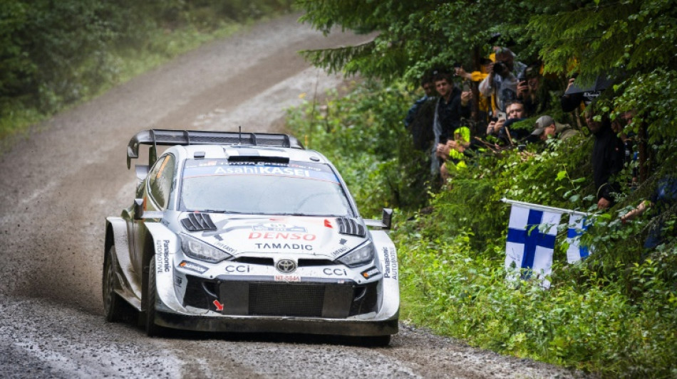 Rovanpera survives puncture to close in on home win in Finland Rally