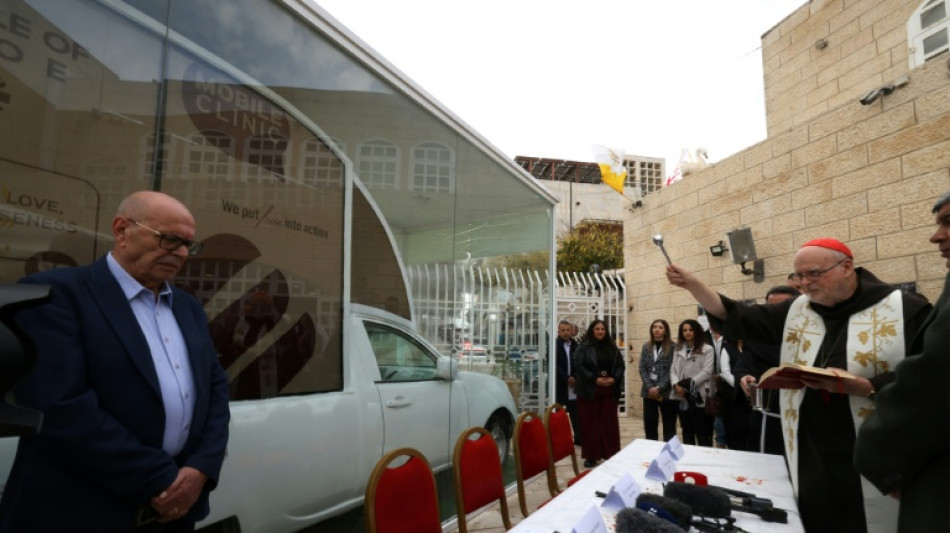 Popemobile transformed into Gaza mobile children's clinic