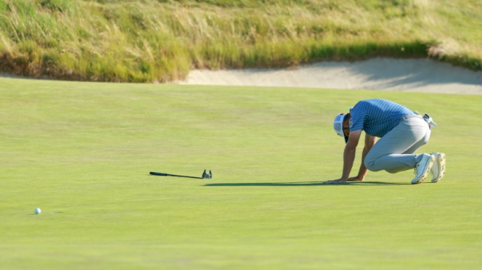 Father's Day near-miss at US Open brings Burns to tears