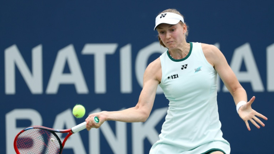 Rybakina advances while Andreeva exits at Toronto