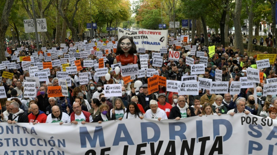 Hunderttausende demonstrieren in Madrid f&uuml;r besseres Gesundheitssystem