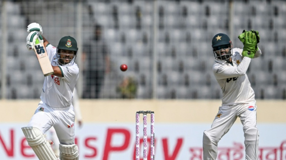 Shanto century puts Bangladesh on top in Pakistan Test