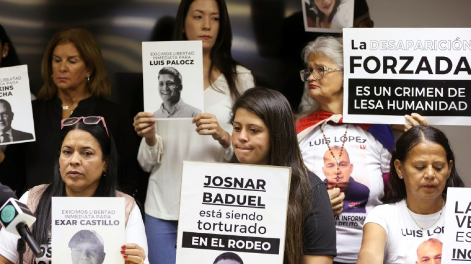 Familiares de opositores y activistas detenidos en Venezuela claman su excarcelación