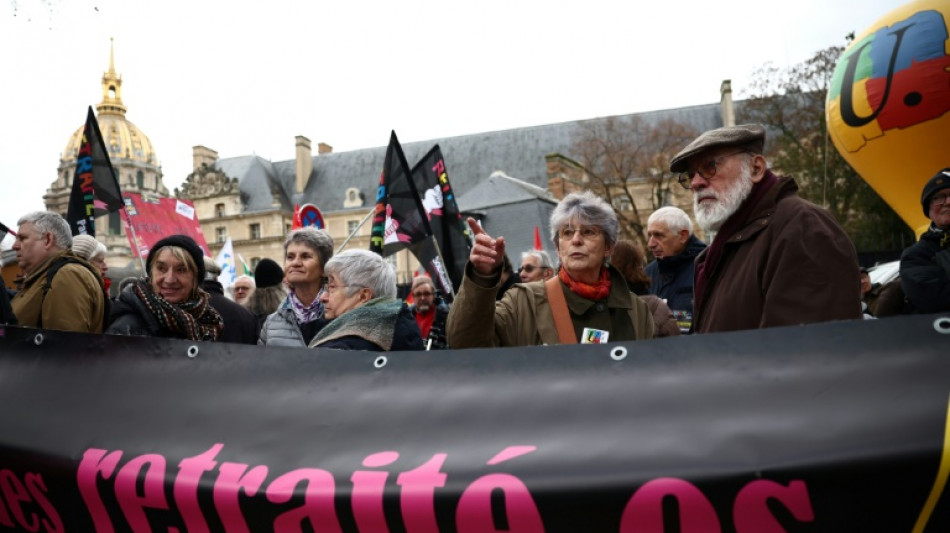Rassemblements de retrait&eacute;s pour une revalorisation des pensions &agrave; hauteur de l'inflation