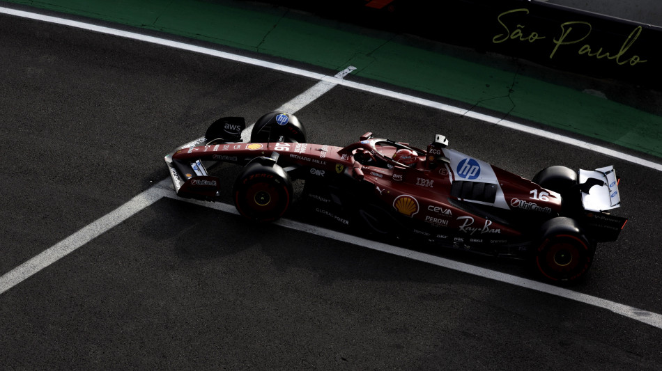 F1:Brasile; contatto con Antonelli, Ferrari Leclerc subito fuori