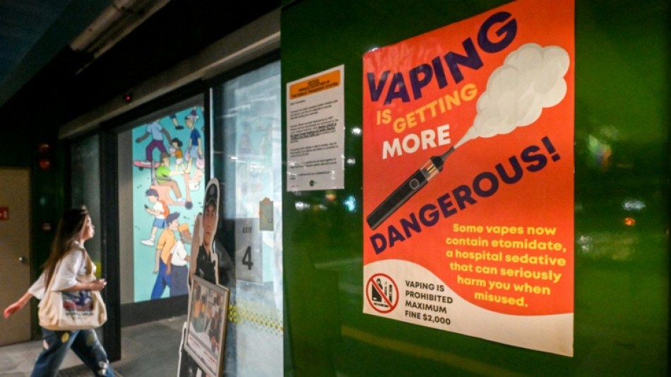 "Zombies": Singapour s&eacute;vit face aux cigarettes &eacute;lectroniques contenant de la drogue