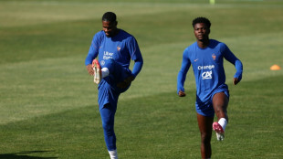 Tchouam&eacute;ni no participa en el entrenamiento previo al Francia-Irak
