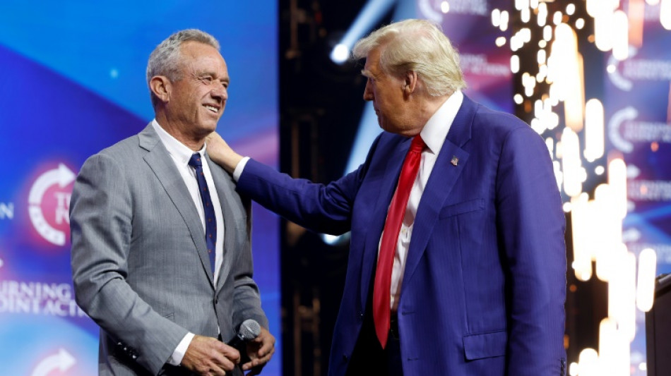 Sur la sant&eacute;, l'improbable alliance entre Donald Trump et Robert Kennedy Jr.