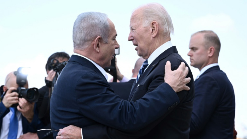 Biden backs Israel in blaming Gaza hospital deaths on militant rocket