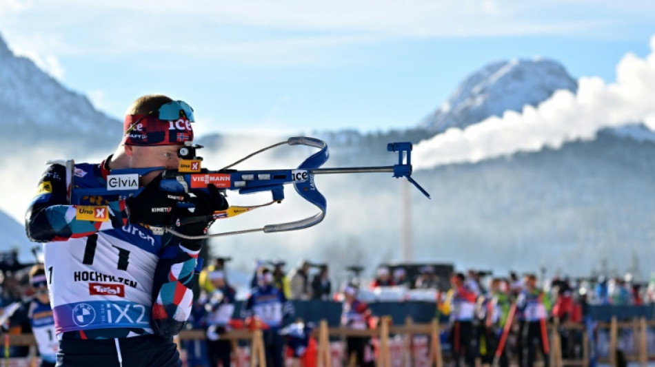 Biathlon: premi&egrave;re victoire de l'hiver pour Johannes Boe, Jacquelin 6e