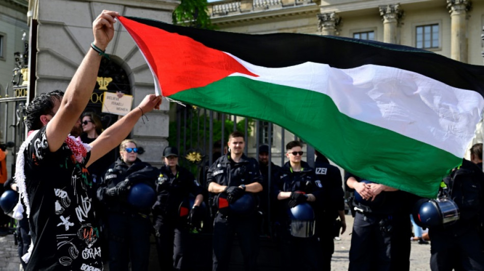 Dutzende vorl&auml;ufige Festnahmen bei propal&auml;stinensischen Aktionen in Berlin