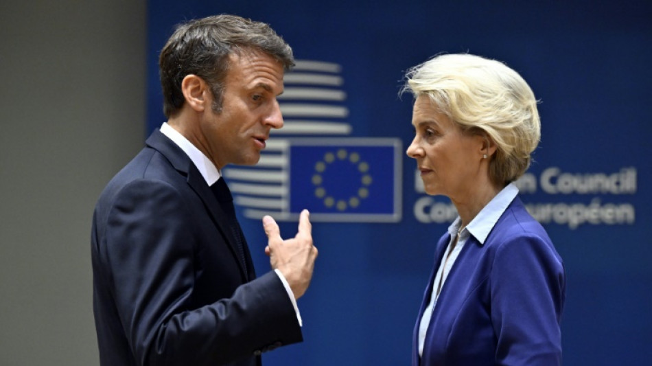 Macron verl&auml;sst wegen Protesten in Frankreich vorzeitig den EU-Gipfel 