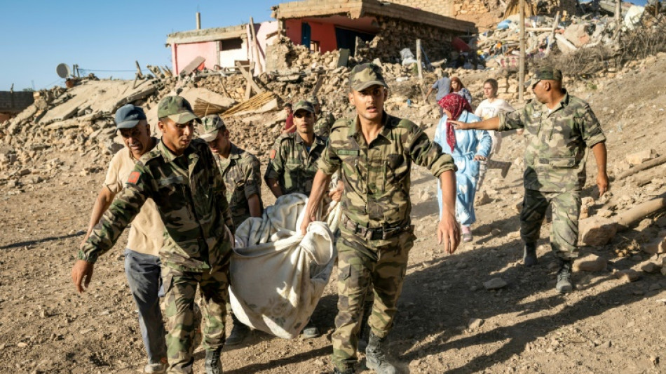Le Maroc pleure les victimes du s&eacute;isme, le bilan d&eacute;passe les 2.000 morts