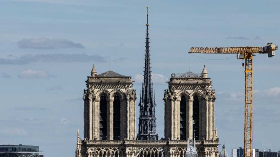 Electric Our Lady land: guitar made from burned Notre Dame wood