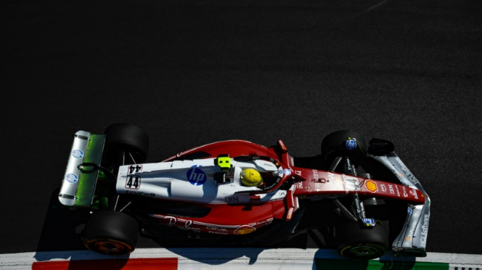 Hamilton tops Monza practice in Ferrari one-two