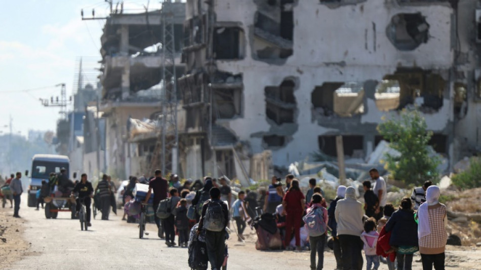 Dans le nord de Gaza, des Palestiniens terrifi&eacute;s fuient l'offensive isra&eacute;lienne