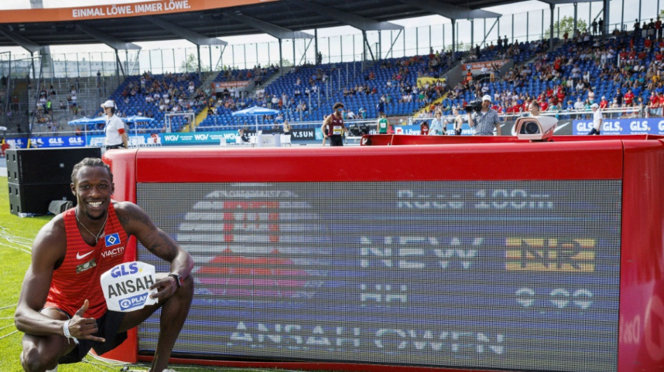 Ansah knackt 10-Sekunden-Marke &uuml;ber 100 m