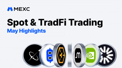 MEXC May Report: SPACEX Launchpad Oversubscribed 15.5x, US Equity Futures Volume Jumps 85%