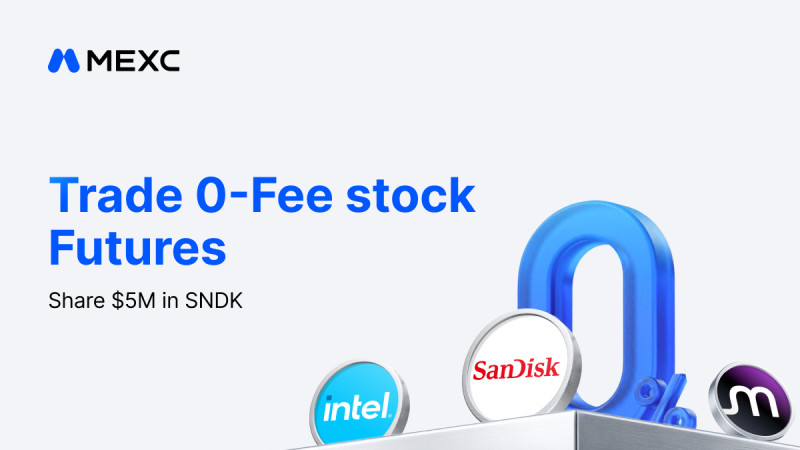 MEXC Launches 0-Fee Stock Futures Campaign With $5,000,000 SNDK Prize Pool