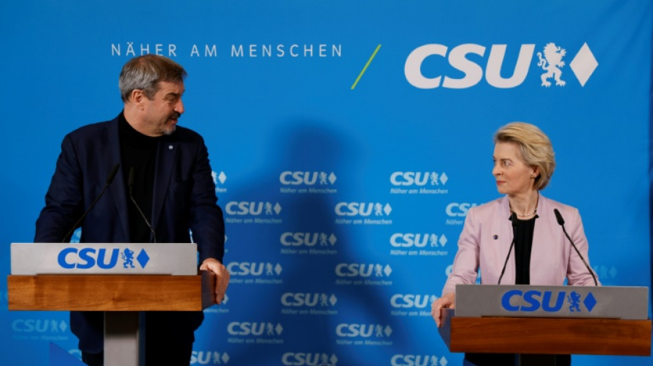 S&ouml;der zu Besuch in Br&uuml;ssel - Treffen mit von der Leyen und Rutte